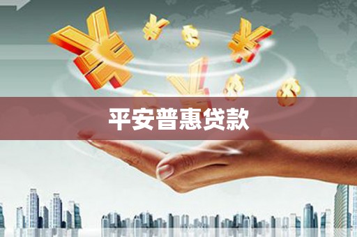 大丰平安普惠贷款