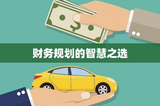 大丰财务规划的智慧之选