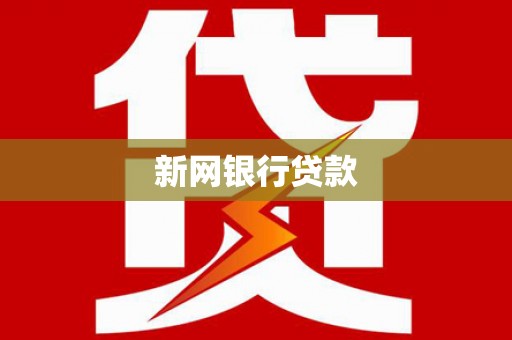 大丰新网银行贷款