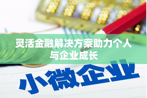 大丰灵活金融解决方案助力个人与企业成长
