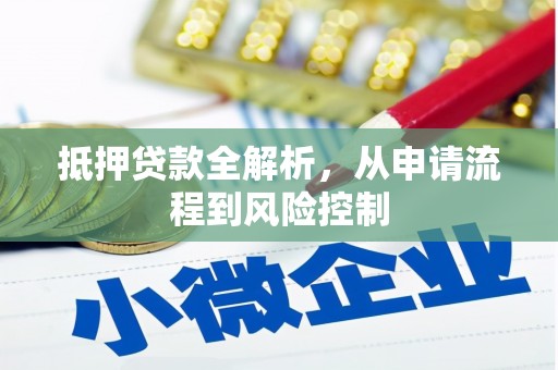 大丰抵押贷款全解析，从申请流程到风险控制