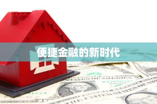 大丰便捷金融的新时代