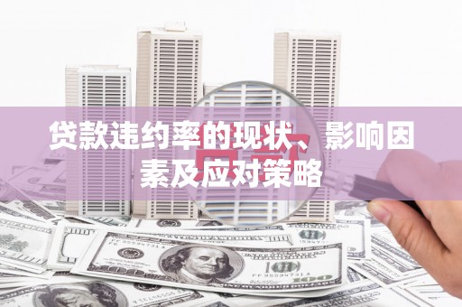大丰贷款违约率的现状、影响因素及应对策略