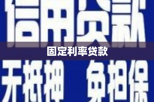大丰固定利率贷款