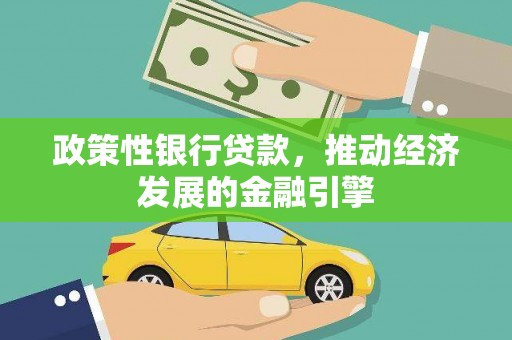 大丰政策性银行贷款，推动经济发展的金融引擎