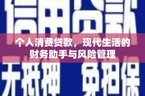 大丰个人消费贷款，现代生活的财务助手与风险管理