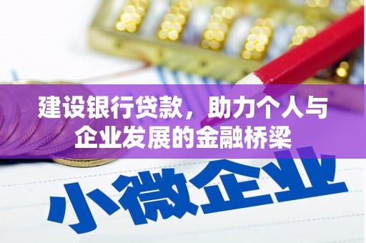 大丰建设银行贷款，助力个人与企业发展的金融桥梁