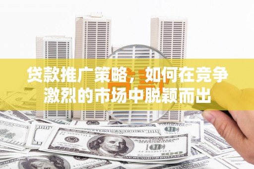 大丰贷款推广策略，如何在竞争激烈的市场中脱颖而出