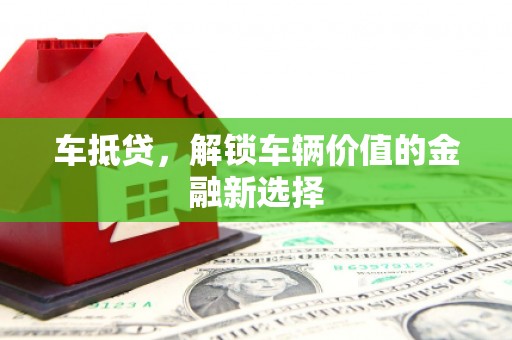 大丰车抵贷，解锁车辆价值的金融新选择