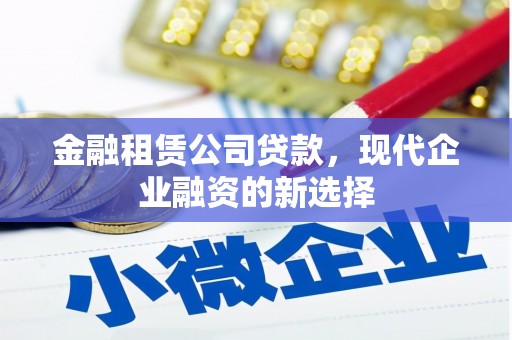 大丰金融租赁公司贷款，现代企业融资的新选择