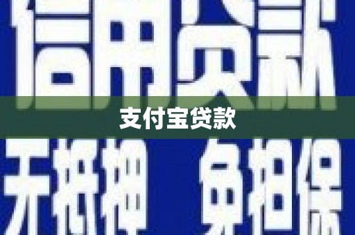 大丰支付宝贷款