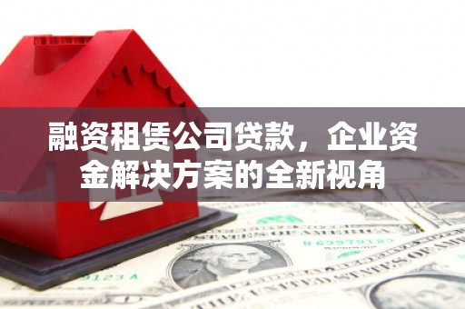 大丰融资租赁公司贷款，企业资金解决方案的全新视角