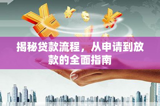 大丰揭秘贷款流程，从申请到放款的全面指南