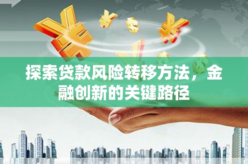 大丰探索贷款风险转移方法，金融创新的关键路径
