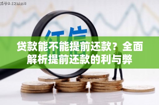 大丰贷款能不能提前还款？全面解析提前还款的利与弊
