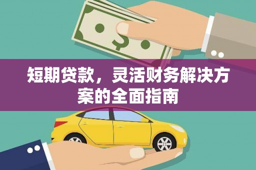 大丰短期贷款，灵活财务解决方案的全面指南
