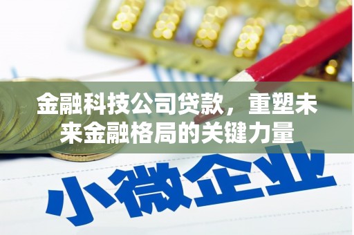 大丰金融科技公司贷款，重塑未来金融格局的关键力量