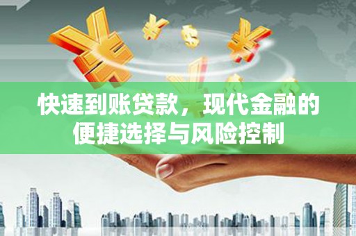 大丰快速到账贷款，现代金融的便捷选择与风险控制