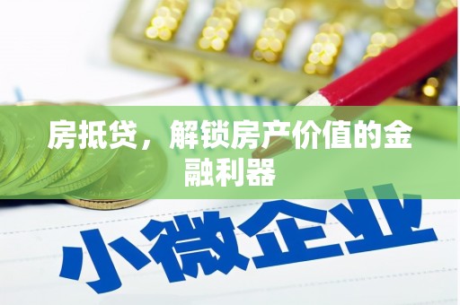 大丰房抵贷，解锁房产价值的金融利器