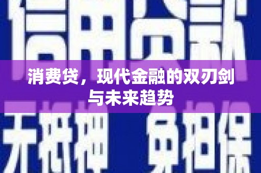大丰消费贷，现代金融的双刃剑与未来趋势
