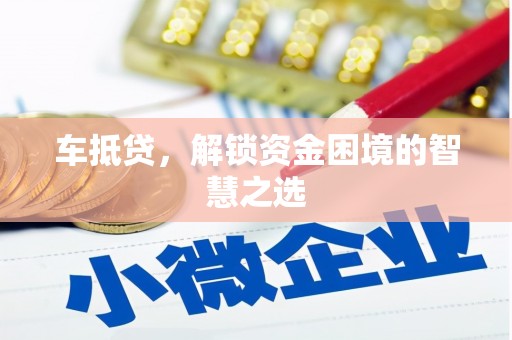 大丰车抵贷，解锁资金困境的智慧之选