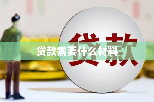 大丰贷款需要什么材料