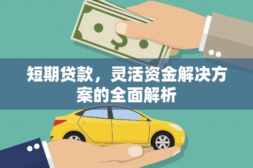 大丰短期贷款，灵活资金解决方案的全面解析