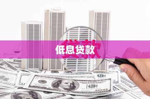 大丰低息贷款