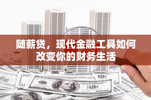 大丰随薪贷，现代金融工具如何改变你的财务生活