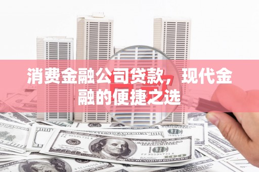 大丰消费金融公司贷款，现代金融的便捷之选