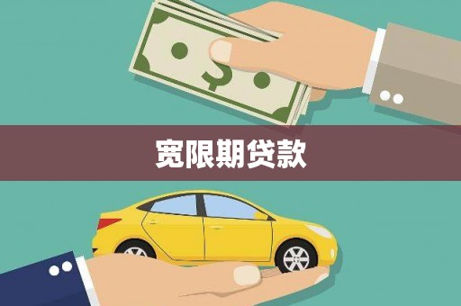 大丰宽限期贷款