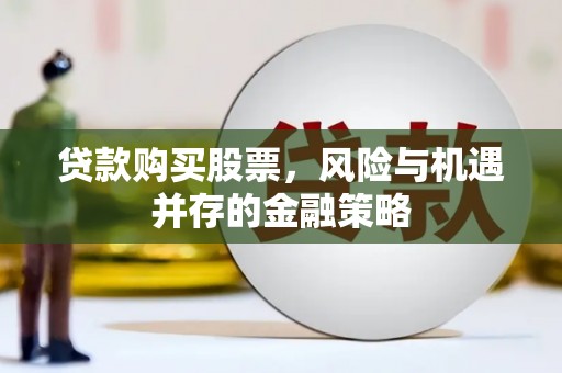 大丰贷款购买股票，风险与机遇并存的金融策略