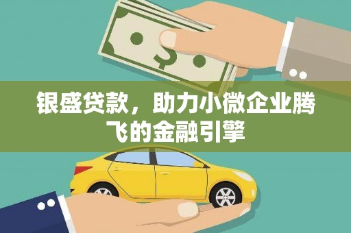 大丰银盛贷款，助力小微企业腾飞的金融引擎