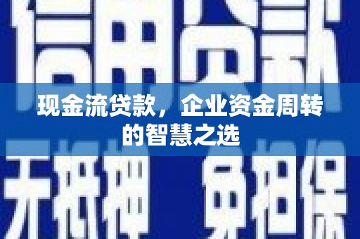 大丰现金流贷款，企业资金周转的智慧之选