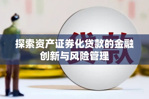 大丰探索资产证券化贷款的金融创新与风险管理