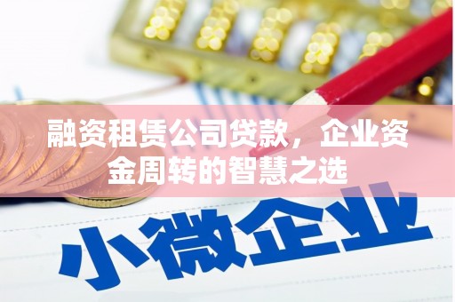 大丰融资租赁公司贷款，企业资金周转的智慧之选