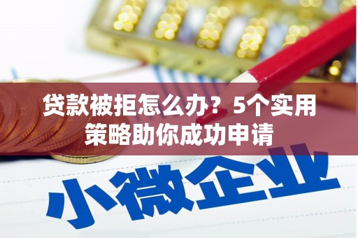 大丰贷款被拒怎么办？5个实用策略助你成功申请