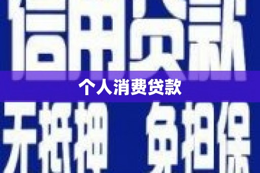 大丰个人消费贷款