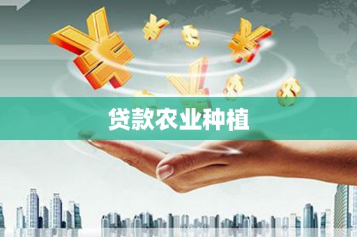 大丰贷款农业种植