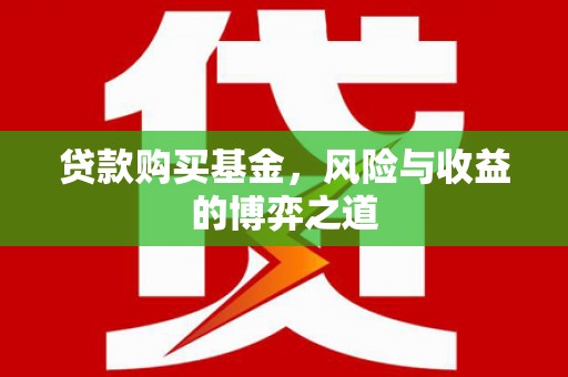 大丰贷款购买基金，风险与收益的博弈之道