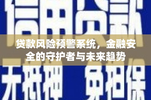 大丰贷款风险预警系统，金融安全的守护者与未来趋势