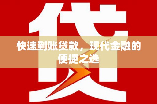 大丰快速到账贷款，现代金融的便捷之选