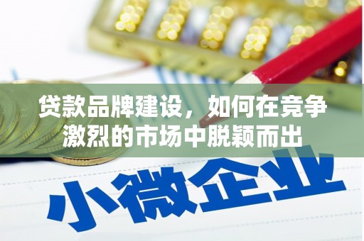 大丰贷款品牌建设，如何在竞争激烈的市场中脱颖而出