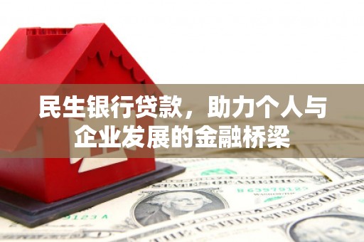 大丰民生银行贷款，助力个人与企业发展的金融桥梁