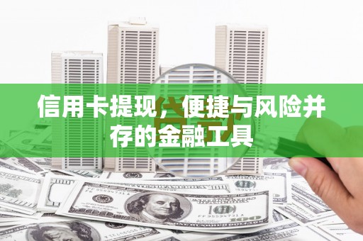大丰信用卡提现，便捷与风险并存的金融工具