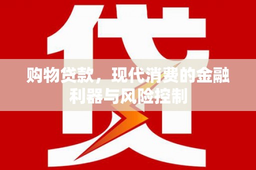 大丰购物贷款，现代消费的金融利器与风险控制