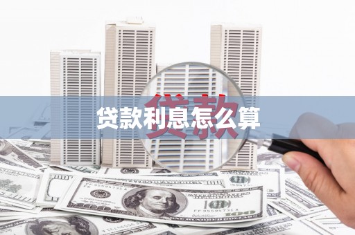大丰贷款利息怎么算