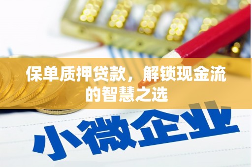 大丰保单质押贷款，解锁现金流的智慧之选