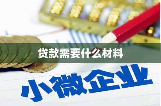 大丰贷款需要什么材料
