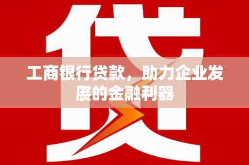 大丰工商银行贷款，助力企业发展的金融利器